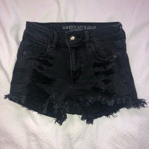 American Eagle black shorts